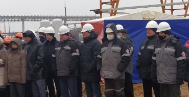 Состоялся торжественный митинг по случаю начала проходки Дарасинского рудника!