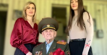 Ветерану Великой отечественной войны Павлу Александровичу Дреню - 96 лет!