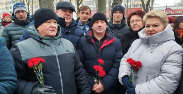 Районный митинг-реквием у мемориала «Черный тюльпан»